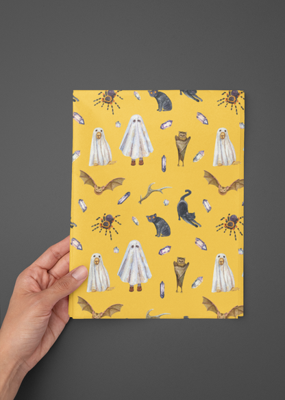 Ghost Wrapping Paper Cute Halloween Wrapping Paper 6 Foot Holiday Wrapping Paper Roll Halloween Birthday Wrapping Paper