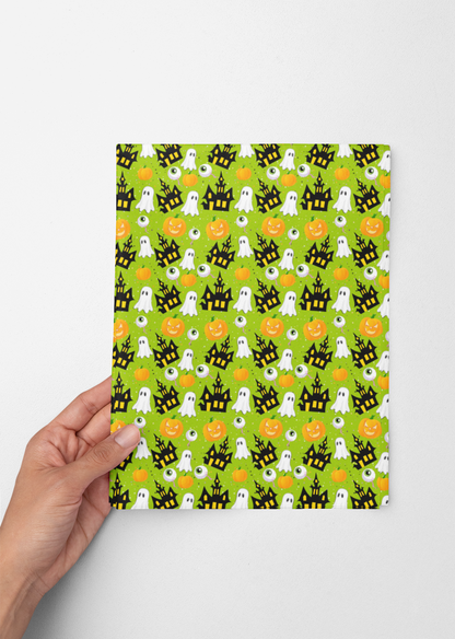 Ghost Wrapping Paper Cute Halloween Wrapping Paper 6 Foot Holiday Wrapping Paper Roll Halloween Birthday Wrapping Paper