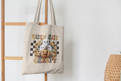 Cute Ghosts Trick or Treat Bag Halloween Tote Bag, Halloween Candy Bag Fall Tote Bag Halloween Goodie Bag Halloween Bag