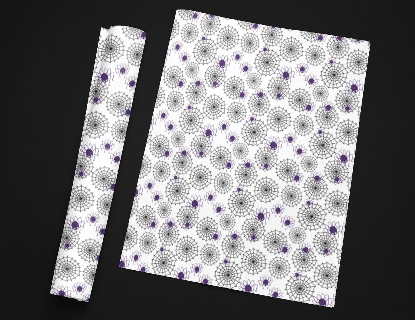 Halloween Spider Web Wrapping Paper Cute Halloween Wrapping Paper 6 Foot Holiday Wrapping Paper Roll Halloween Birthday