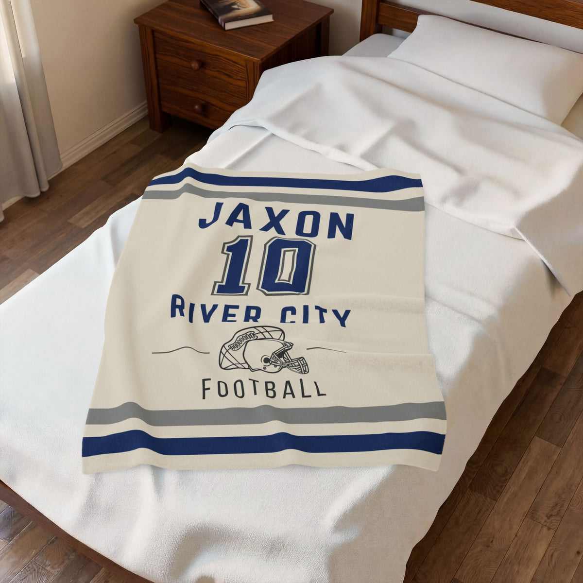 Personalized Football Blanket