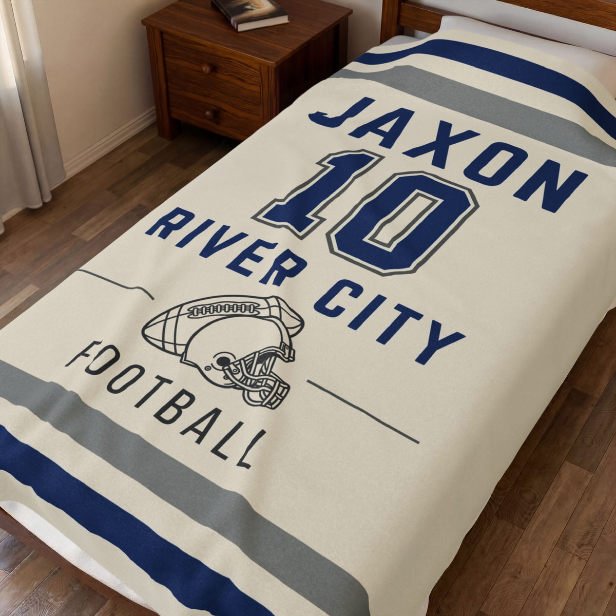 Personalized Football Blanket