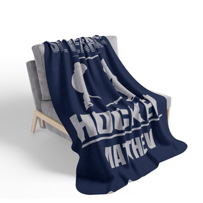 Personalized Hockey Blanket Custom Hockey Team Gift