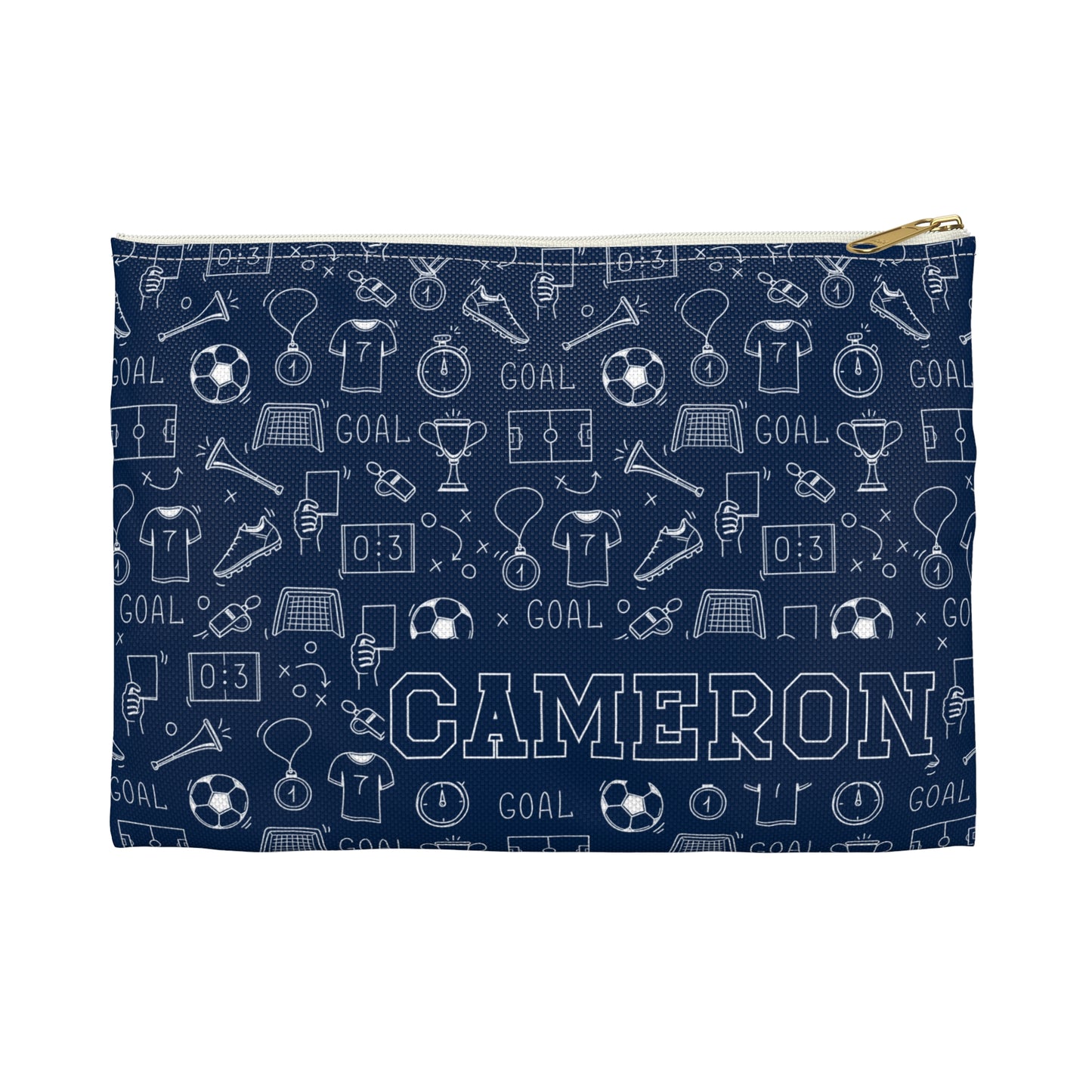 Personalized Soccer Pencil Case