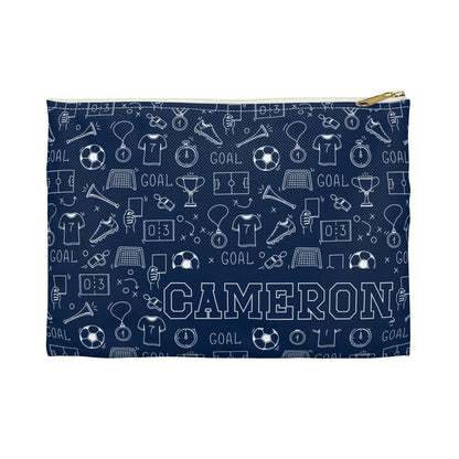 Personalized Soccer Pencil Case