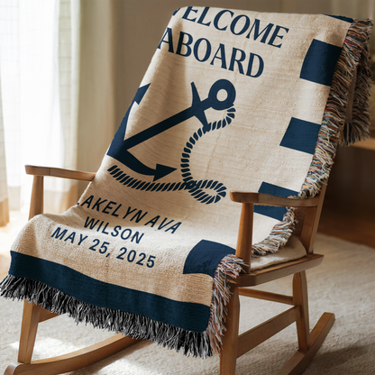 Woven Baby Boat Blanket