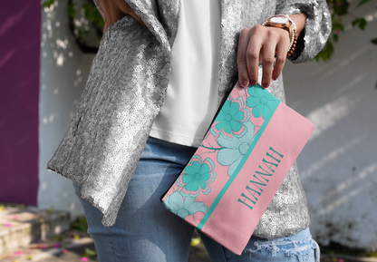 Personalized Pastel Floral Pencil Case