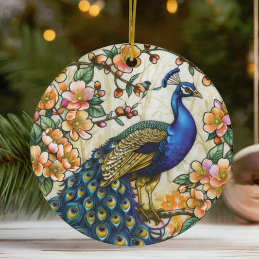 Peacock Ornament Elegant Peacock Lover Gift