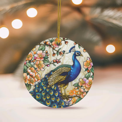 Peacock Ornament Elegant Peacock Lover Gift