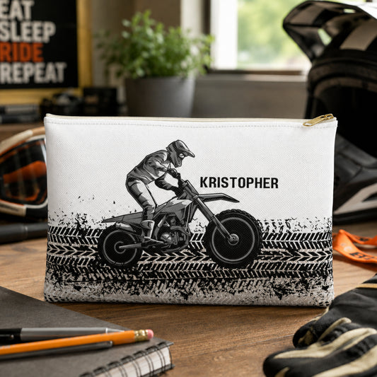 Custom Dirtbike Pencil Case