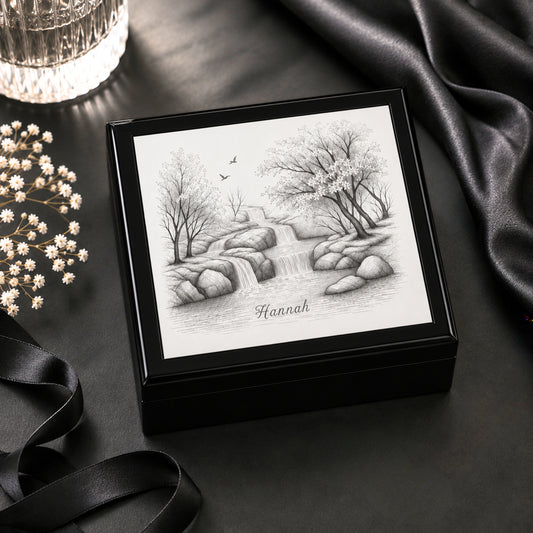 Personalized Waterfall Keepsake Box