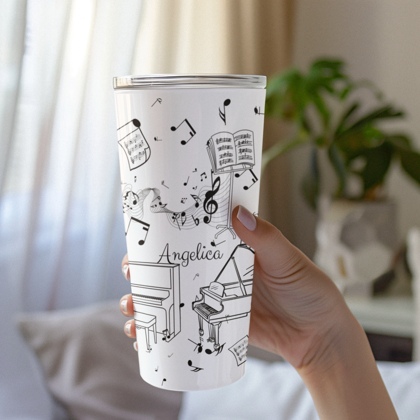 Personalized 20oz Piano Tumbler
