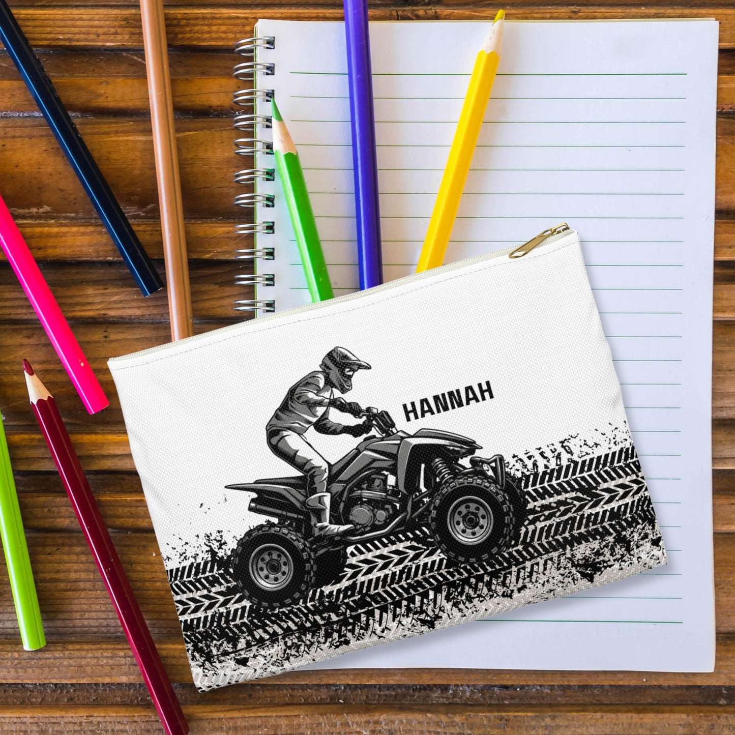 Custom ATV Pencil Case
