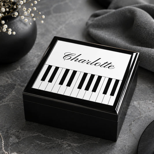 Personalized Piano Keepsake Box
