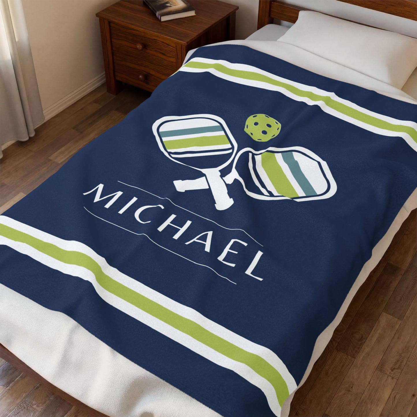 Personalized Pickleball Blanket