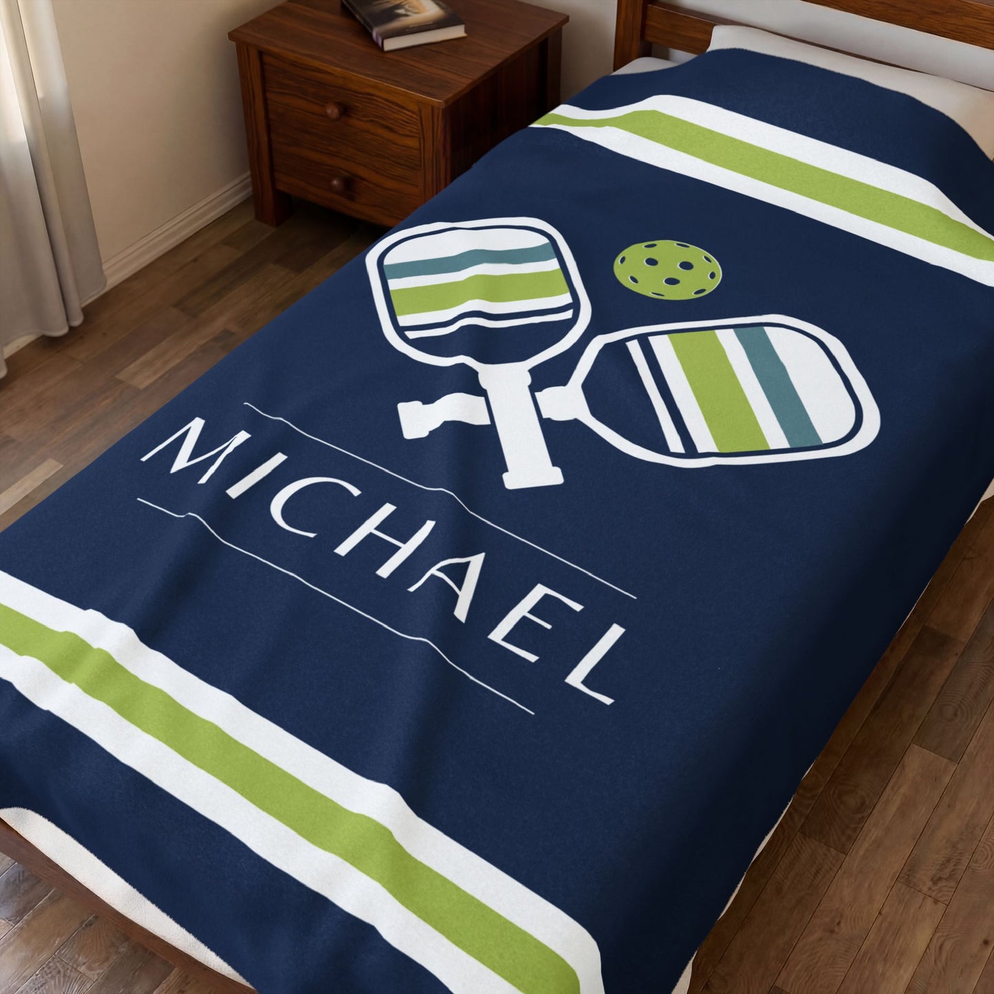 Personalized Pickleball Blanket