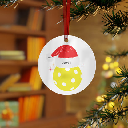 Personalized Pickleball Ornament