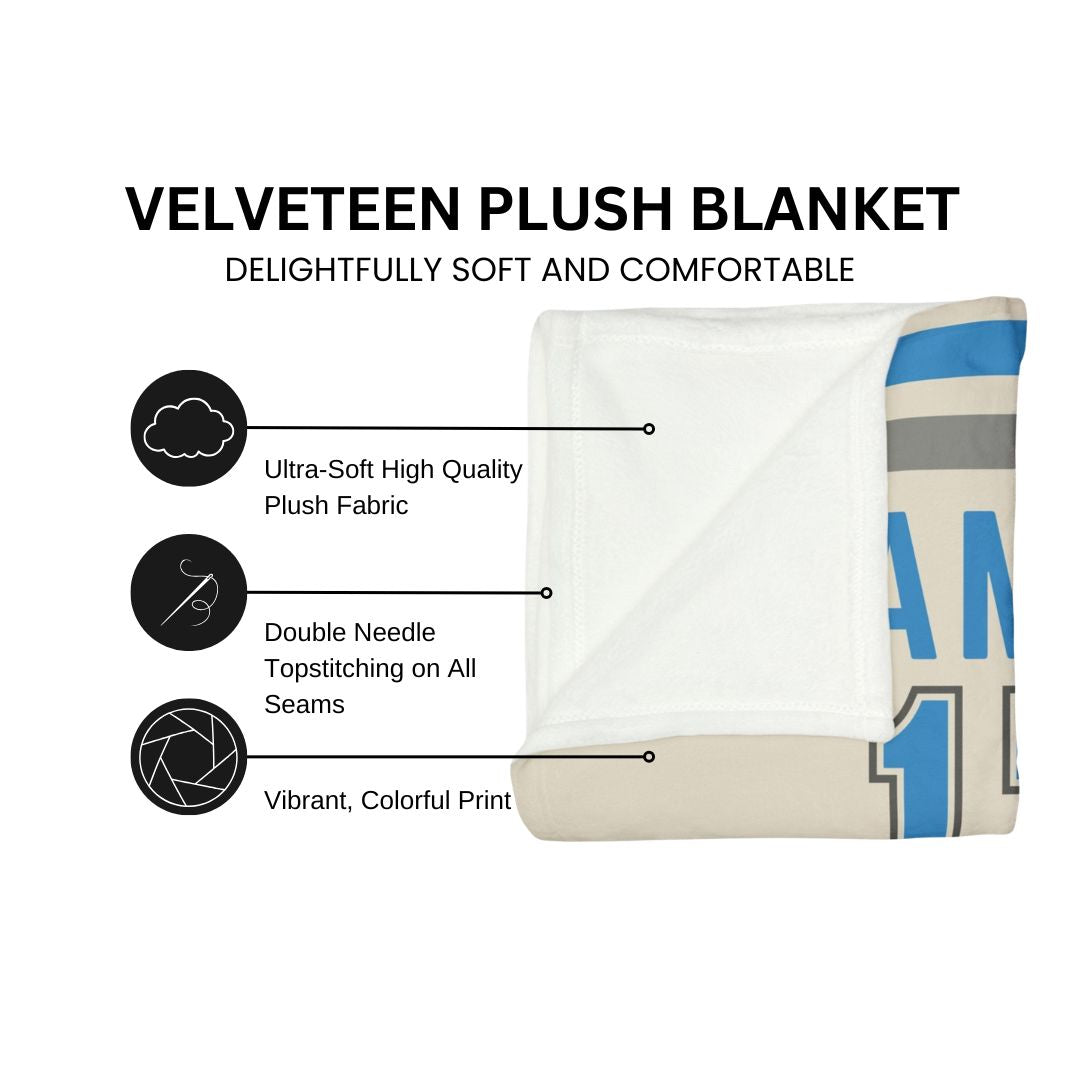 Personalized Football Blanket