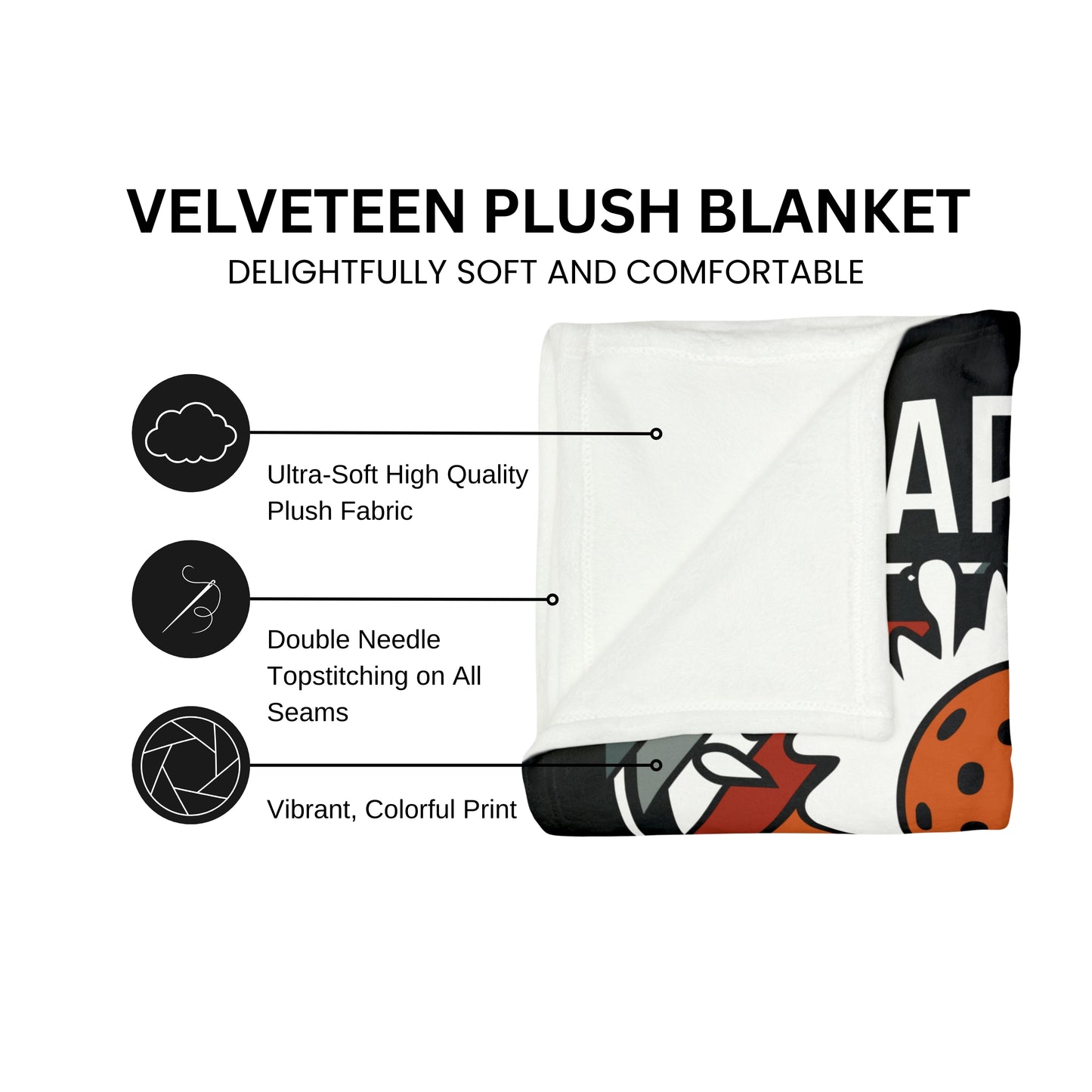 Custom Pickleball Blanket