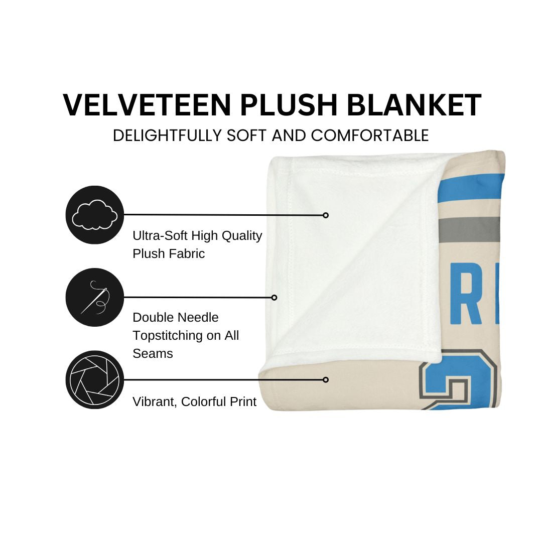 Personalized Volleyball Blanket