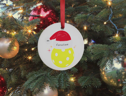 Personalized Pickleball Ornament