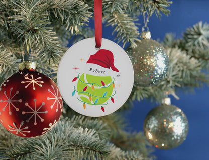 Personalized Tennis Ball Ornament