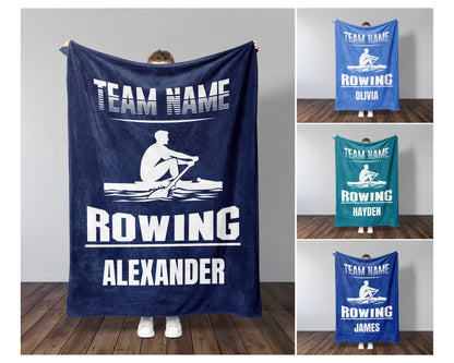 Personalized Rowing Blanket Gifts For Rowers