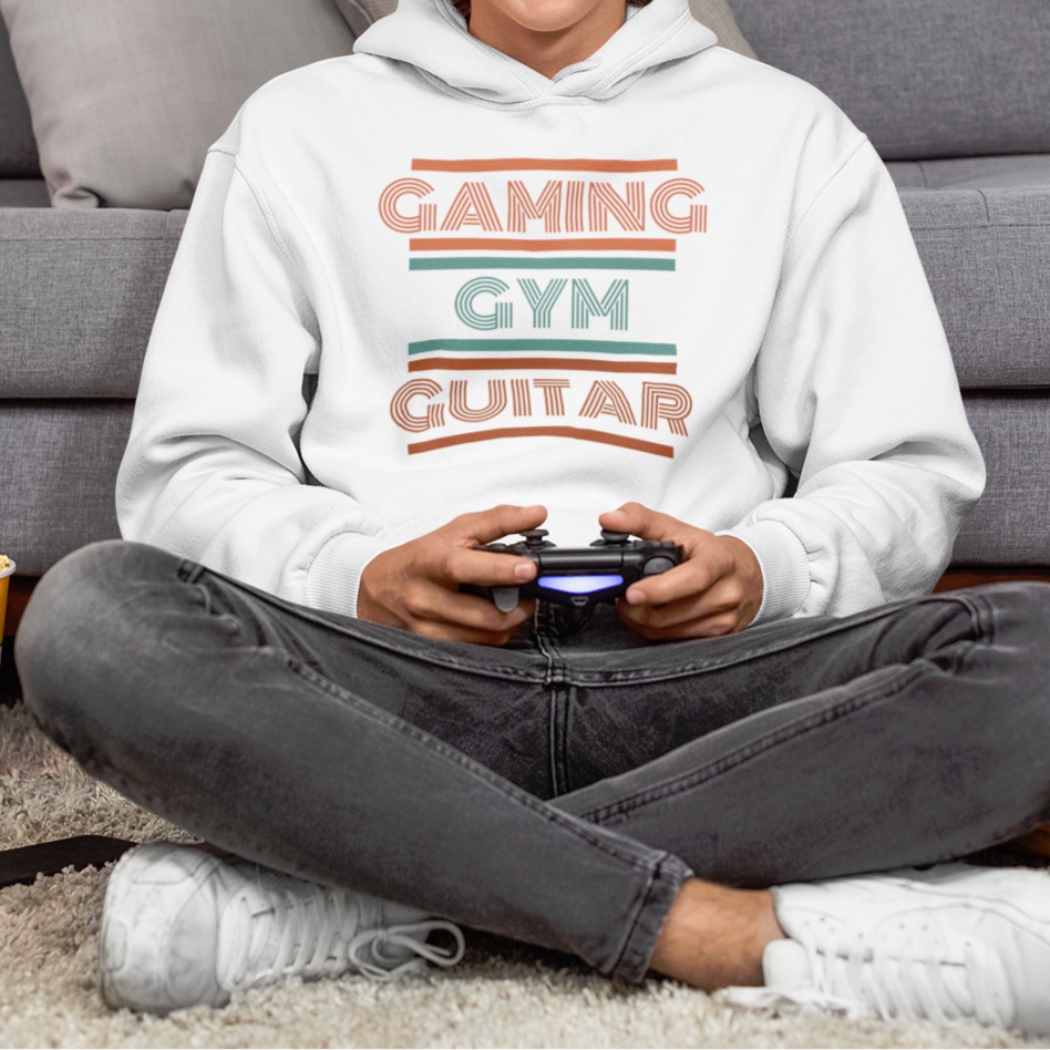 Gaming Gym Guitar Hoodie