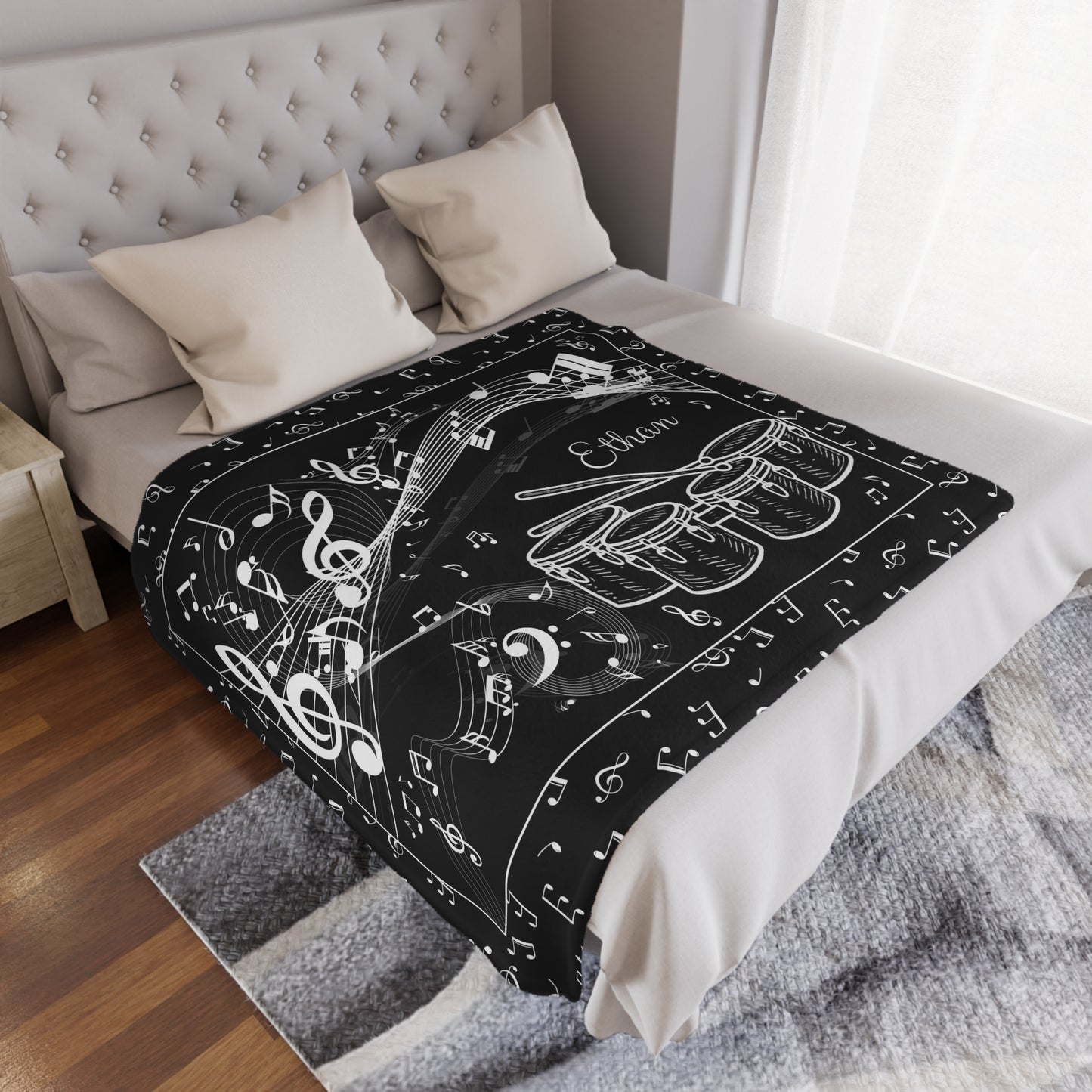 Personalized Tenor Drums Blanket