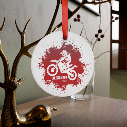 Personalized Dirtbike Christmas Ornament Dirt Bike Rider Gift Ideas