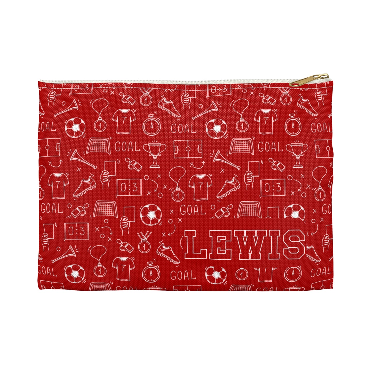 Personalized Soccer Pencil Case