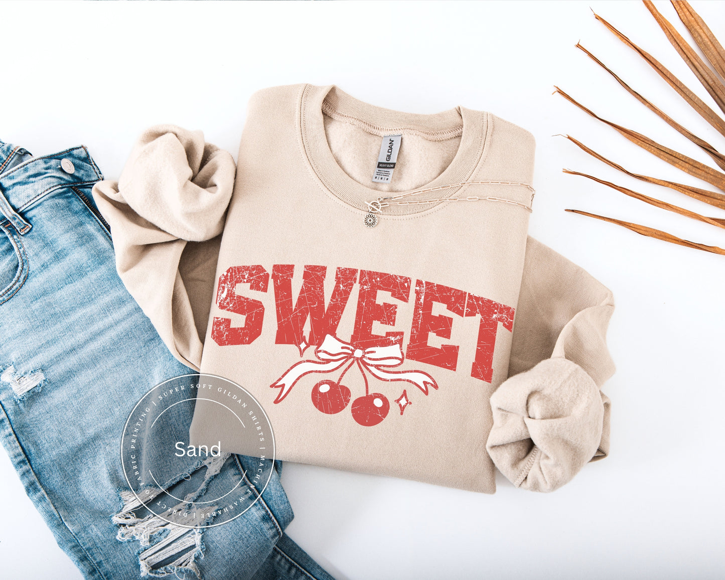 Retro Cherry Shirt Vintage Distressed Graphic Sweatshirt