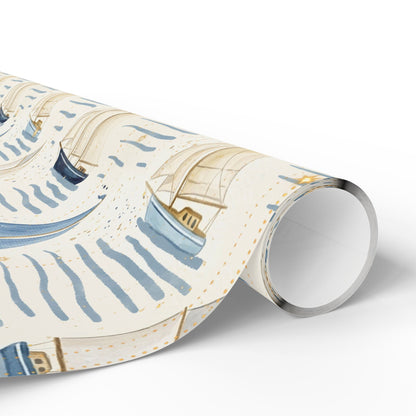 Sailboat Gift Wrapping Paper