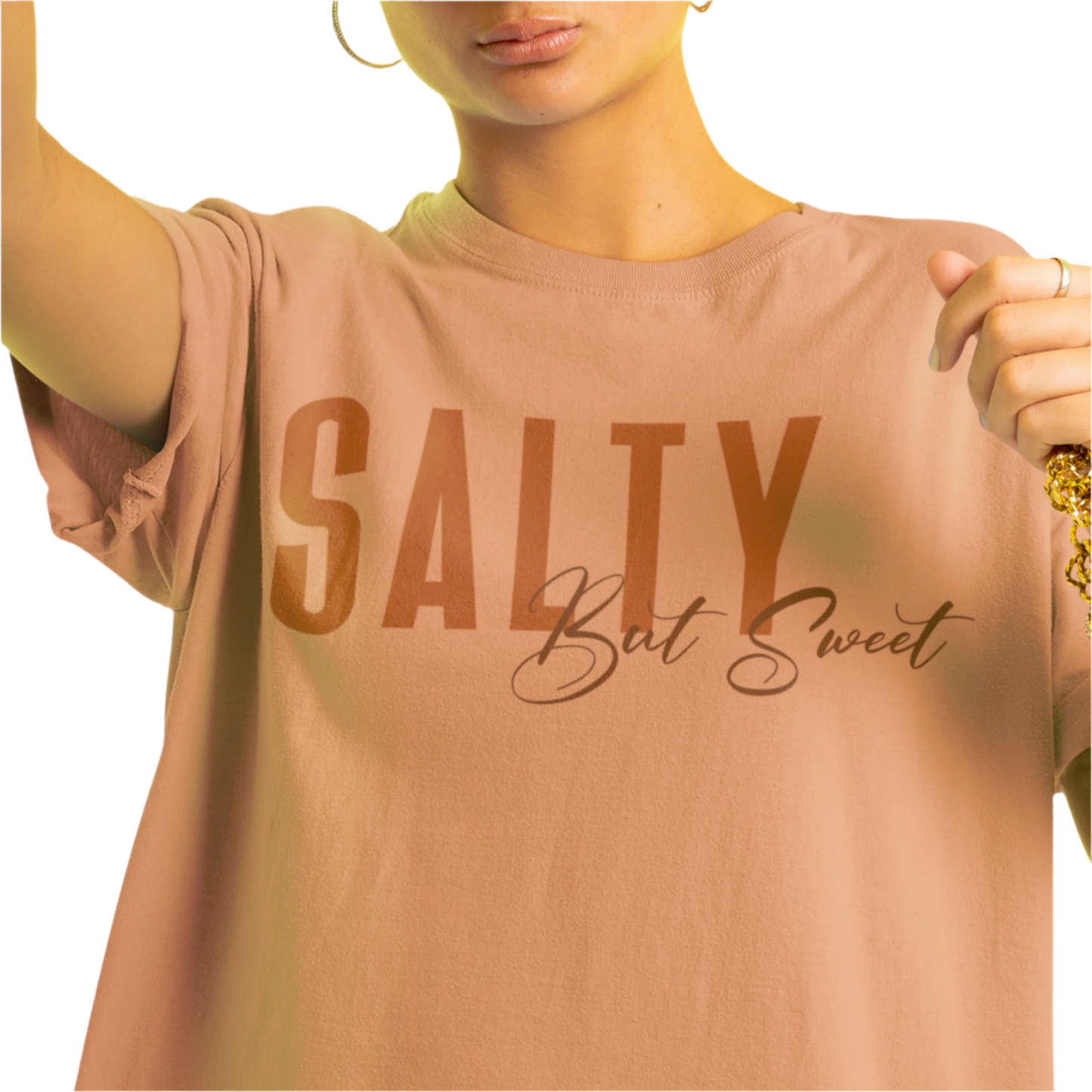 Comfort Colors Summer Shirts For Women Sassy T Shirt Salty but Sweet Sarcastic T-Shirt for Her Funny TShirt Vacation Shirt Beach Bum Shirt