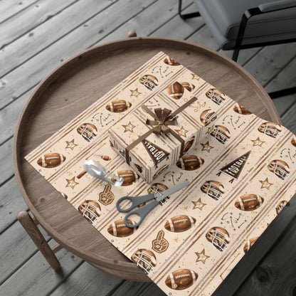 Football Gift Wrapping Paper
