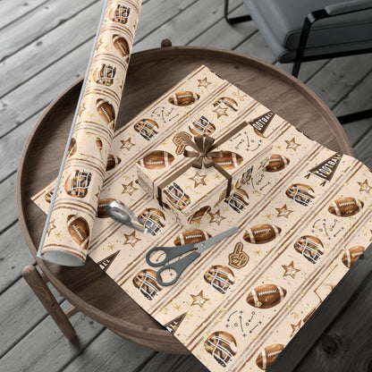 Football Gift Wrapping Paper