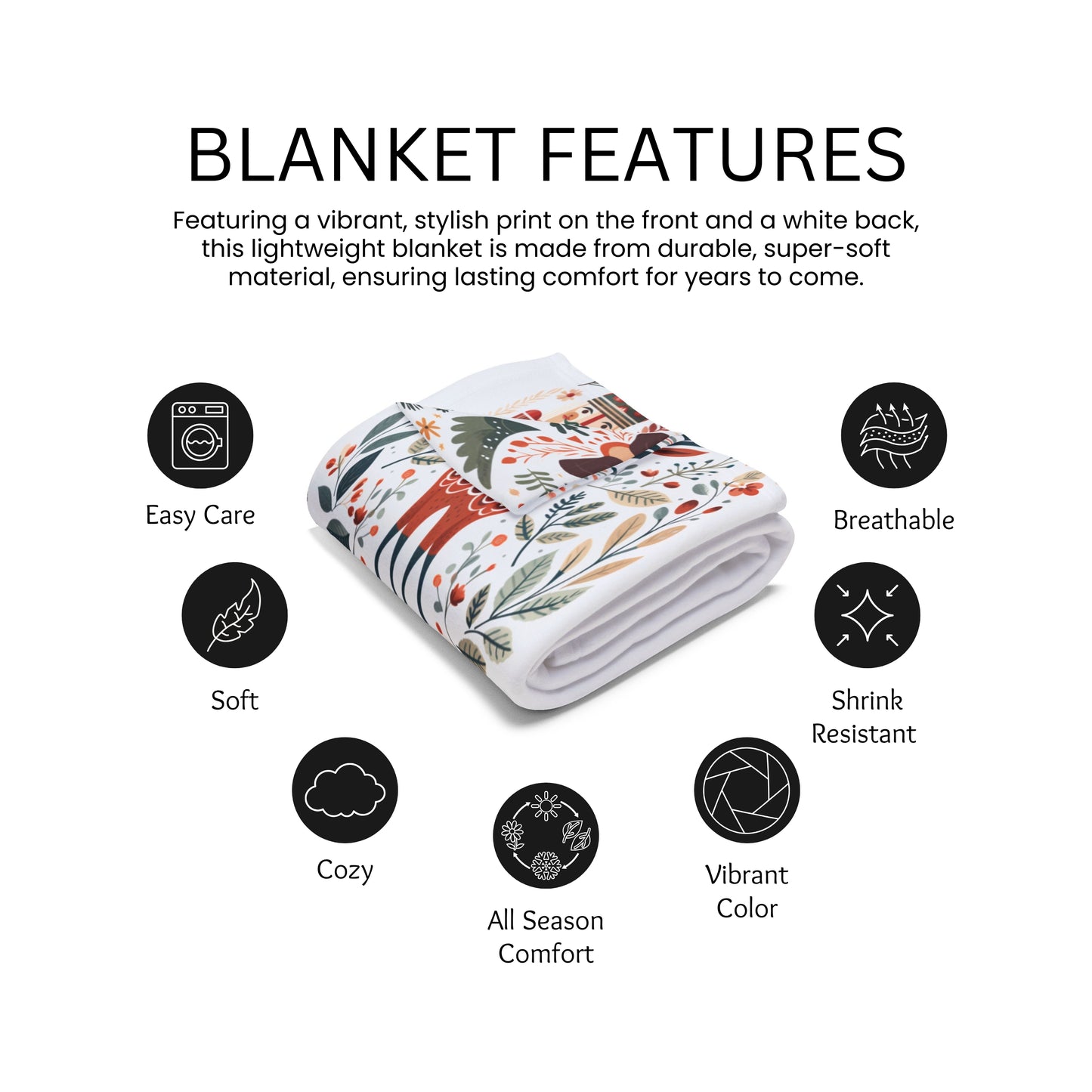 Scandinavian Christmas Blanket