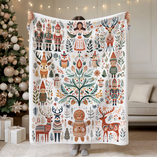 Scandinavian Christmas Blanket