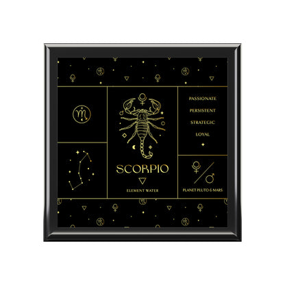 Scorpio Jewelry Organizer Keepsake Box