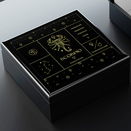 Scorpio Jewelry Organizer Keepsake Box