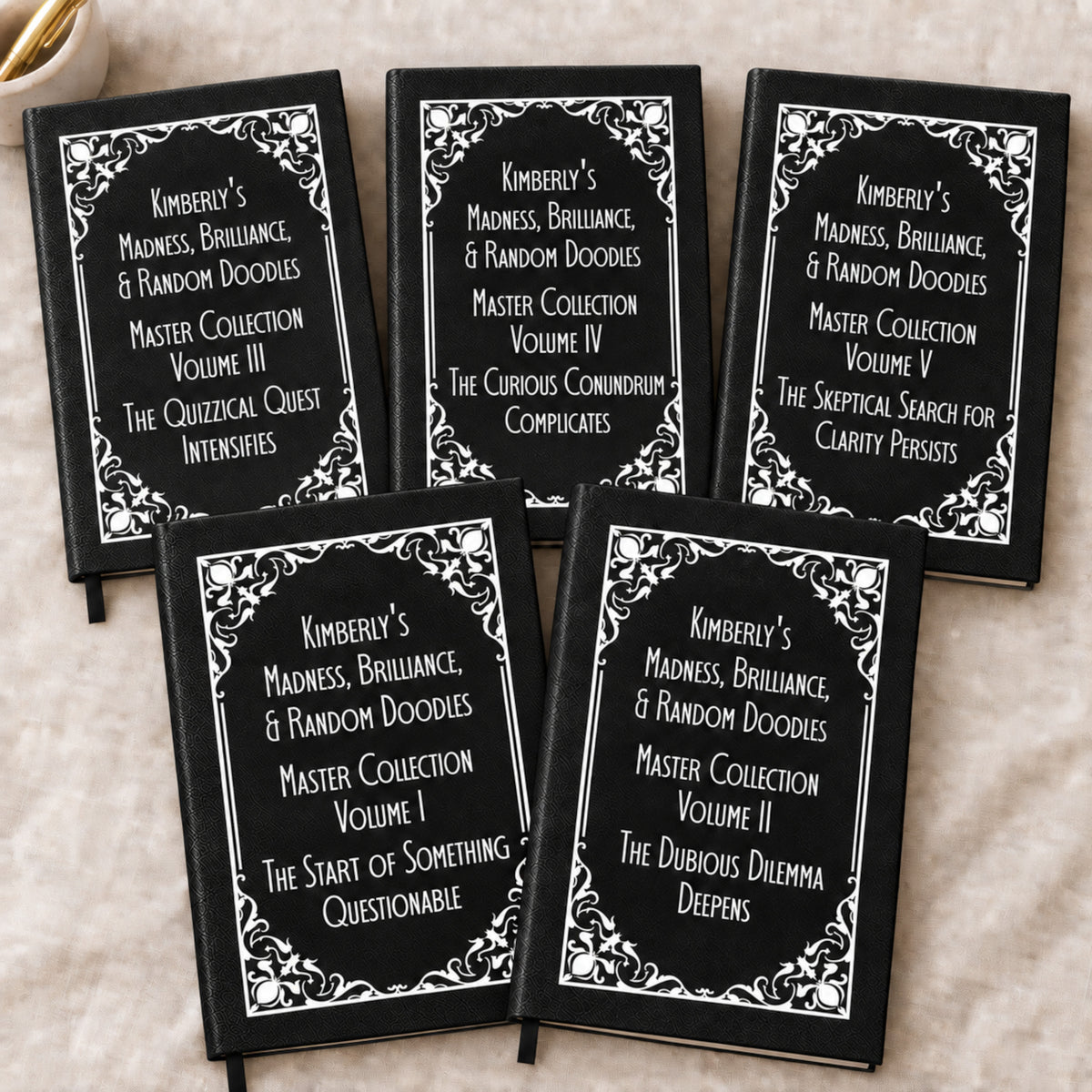 Custom Sarcastic Notebook Gift Set