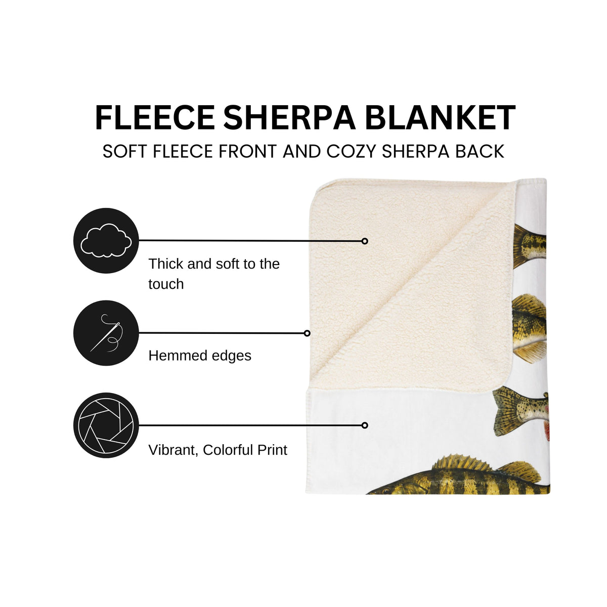 Personalized Freshwater Fishing Blanket