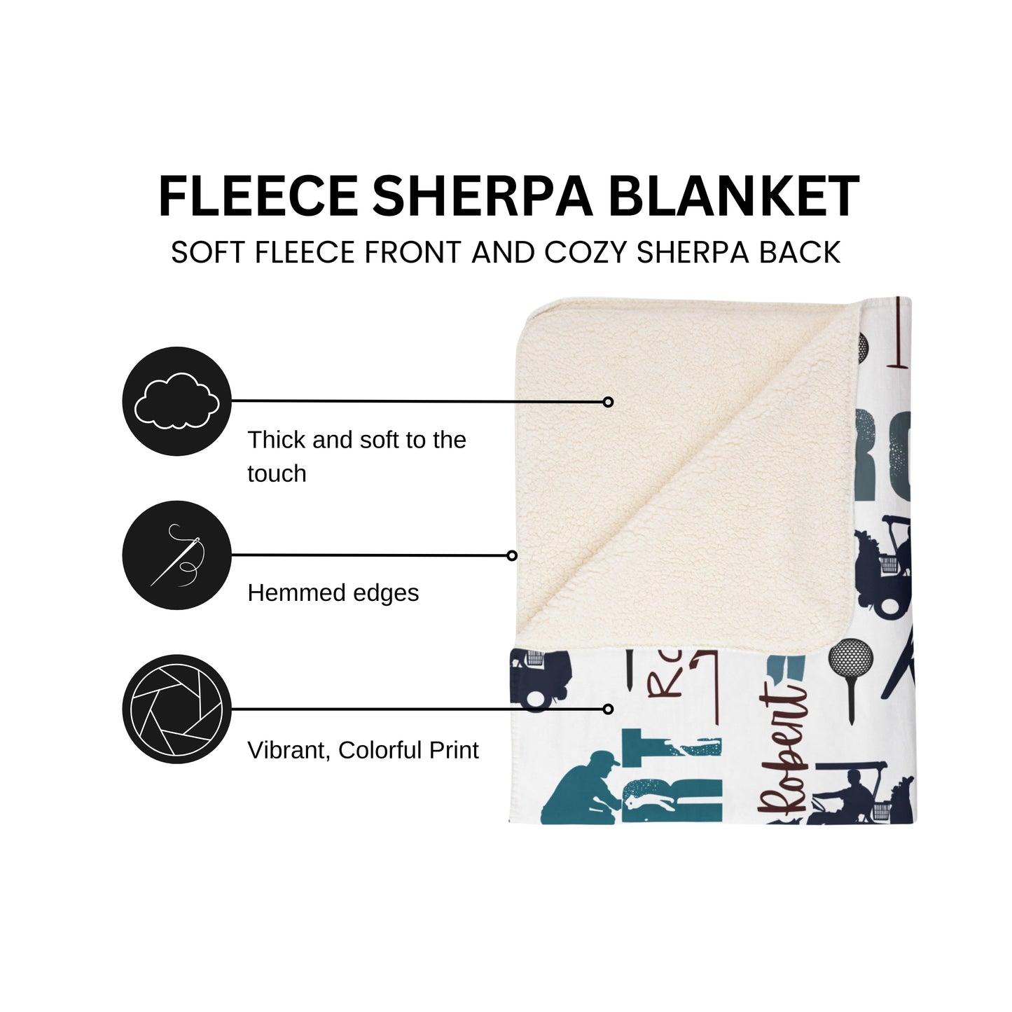 Personalized Golf Blanket