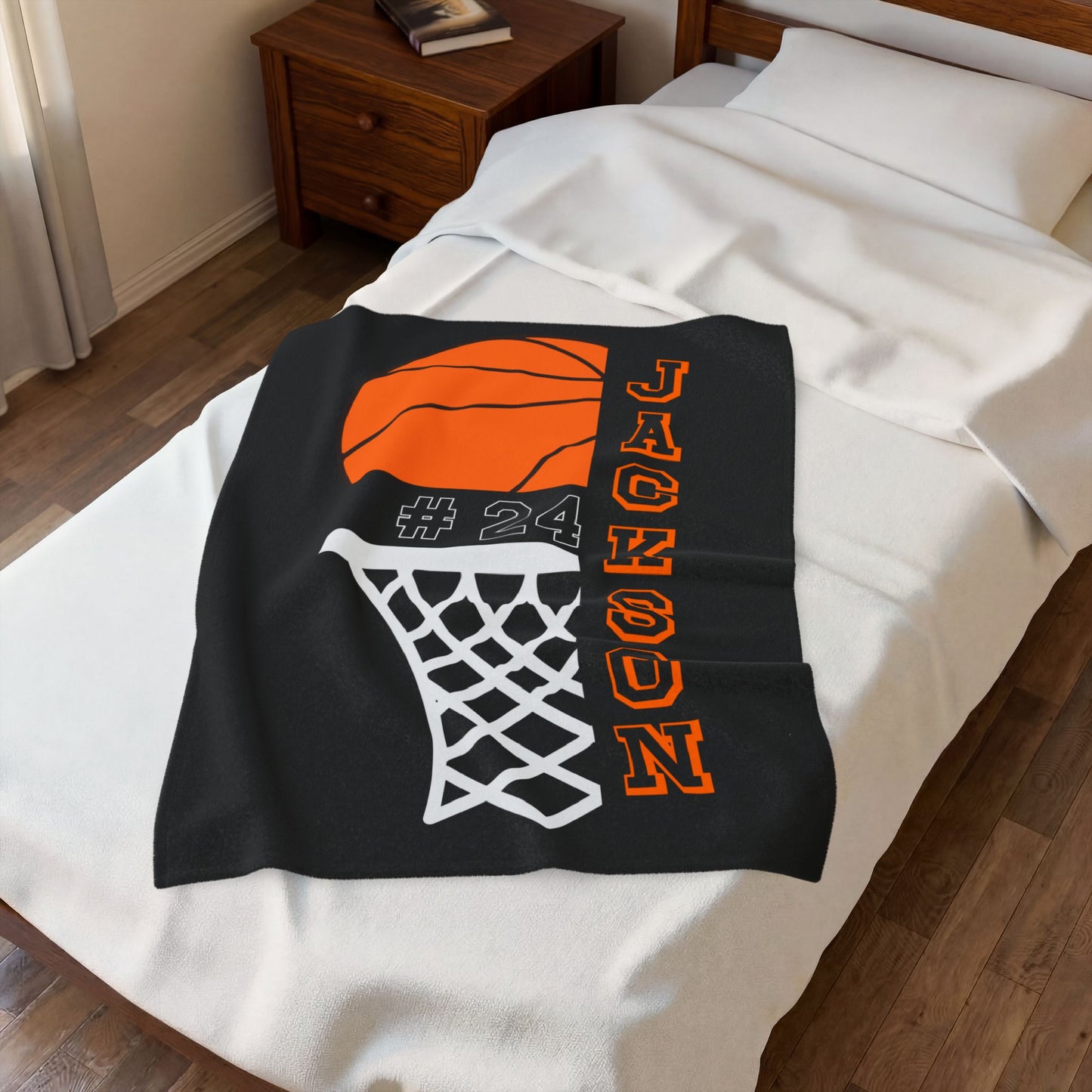Personalized Basketball Blanket