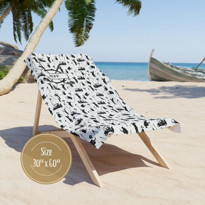 Personalized Golf Beach Towel