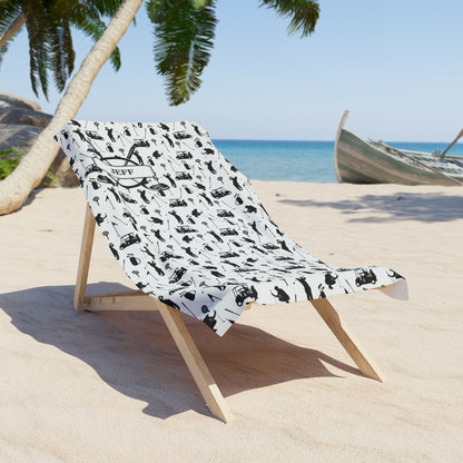 Personalized Golf Beach Towel