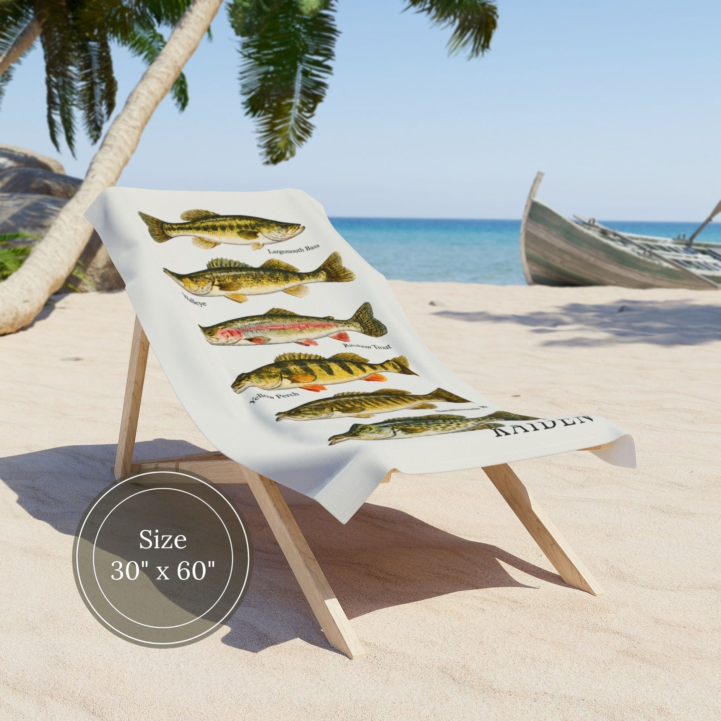 Personalized Fisherman Towel
