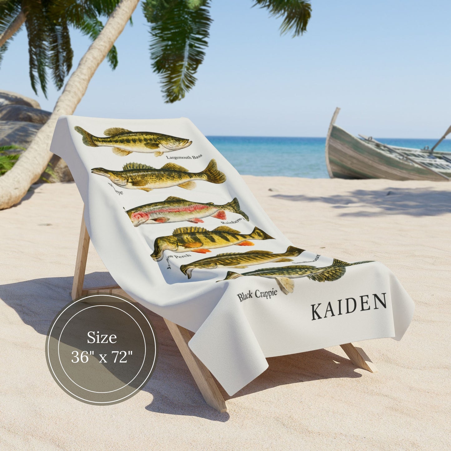 Personalized Fisherman Towel