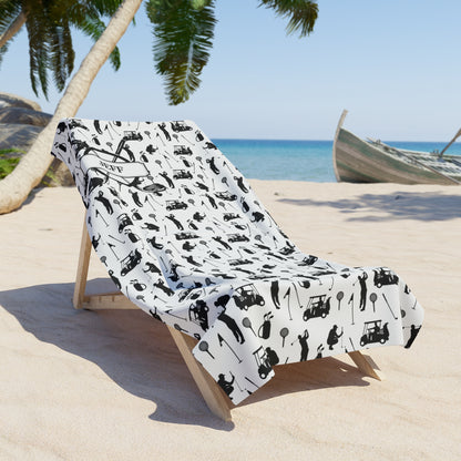 Personalized Golf Beach Towel