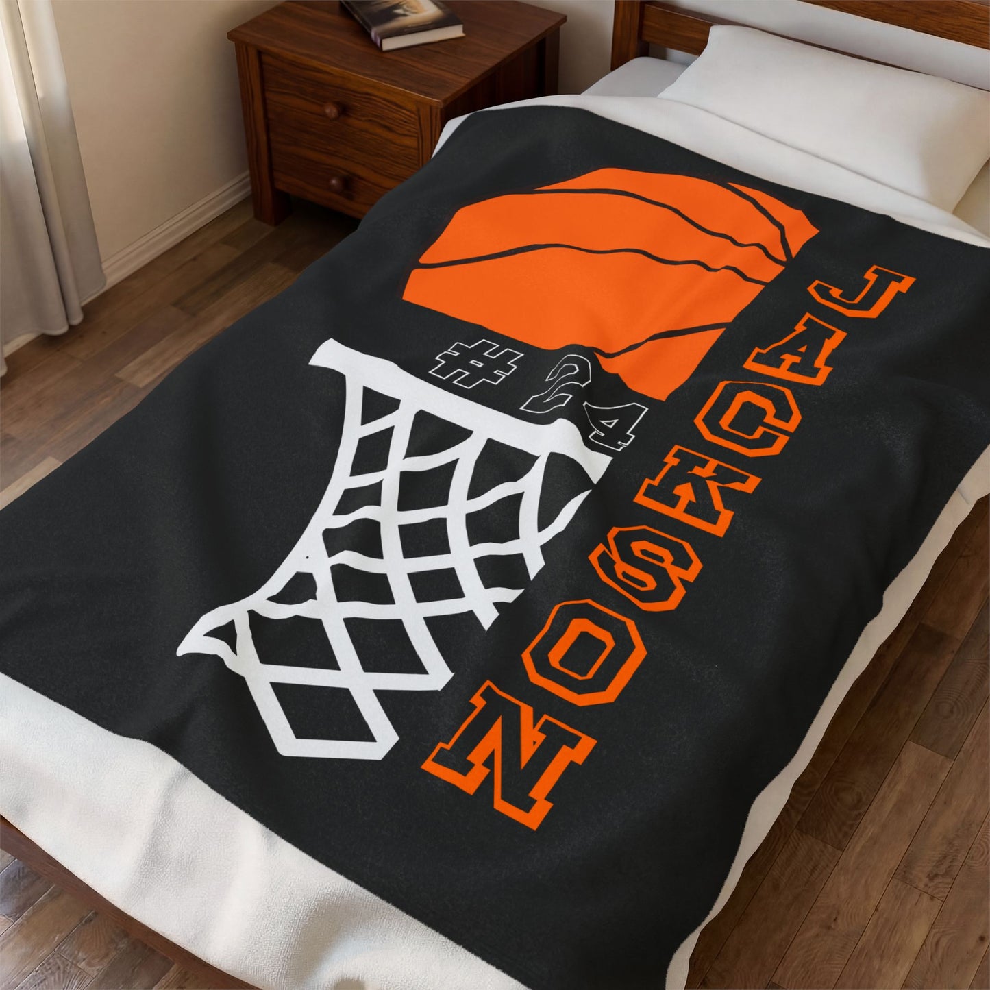 Personalized Basketball Blanket